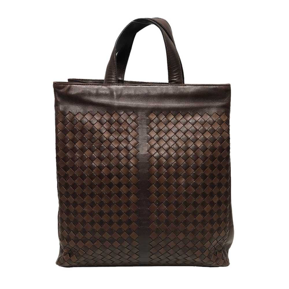 BOTTEGA VENETA/Tote Bag/Leather/BRW/woven leather… - image 1