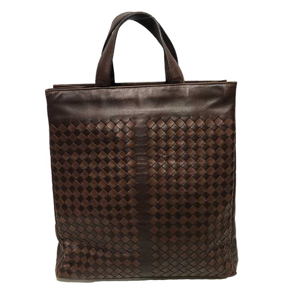 BOTTEGA VENETA/Tote Bag/Leather/BRW/woven leather… - image 2