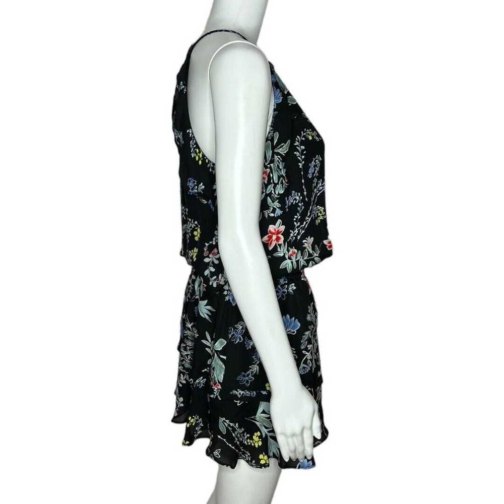 Parker Dress Womens Small Black Multicolor Floral… - image 2