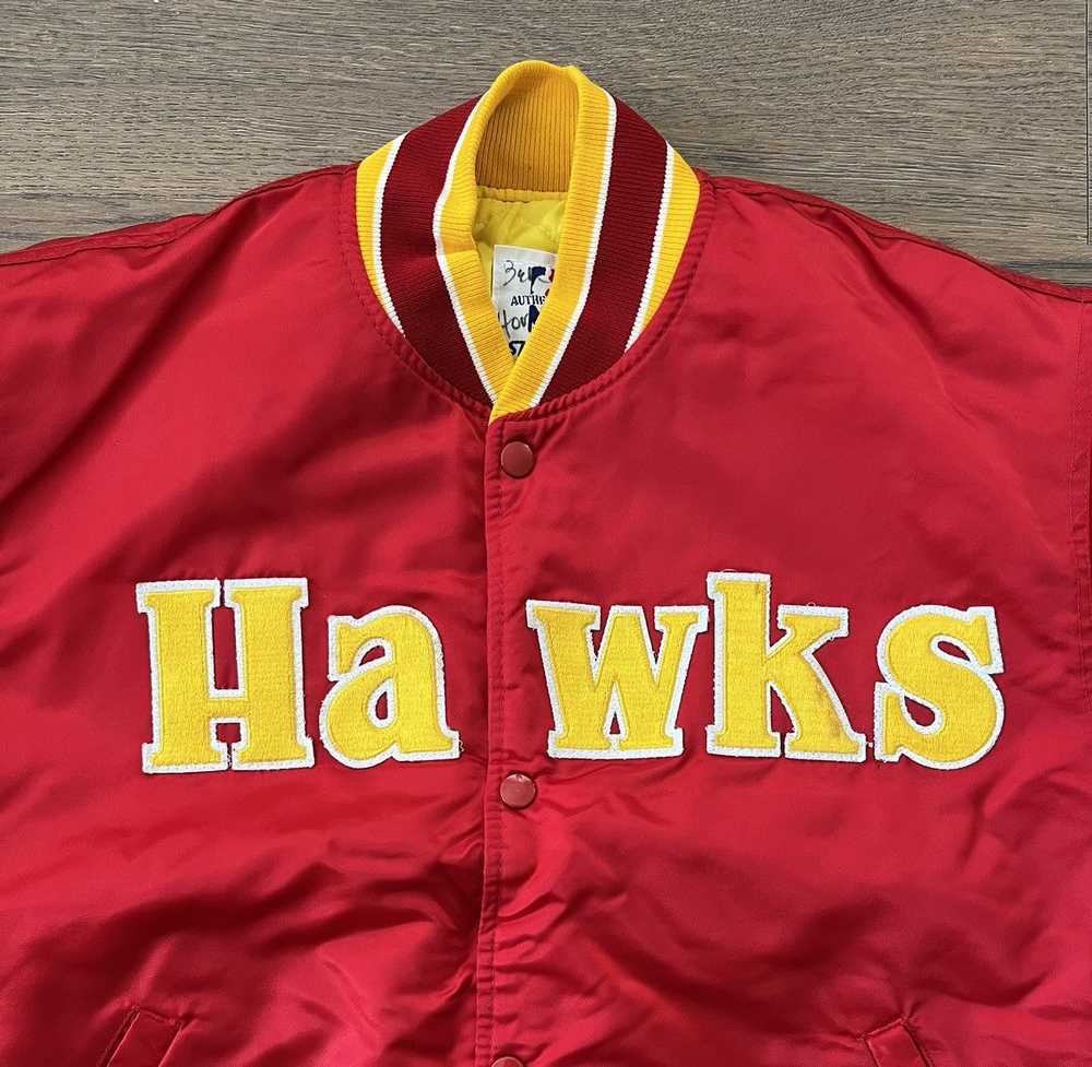 Starter Vintage 80s Atlanta Hawks Starter Jacket … - image 5