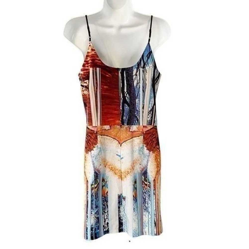 Clover Canyon Cami Mini Dress Pockets Mixed Print… - image 3