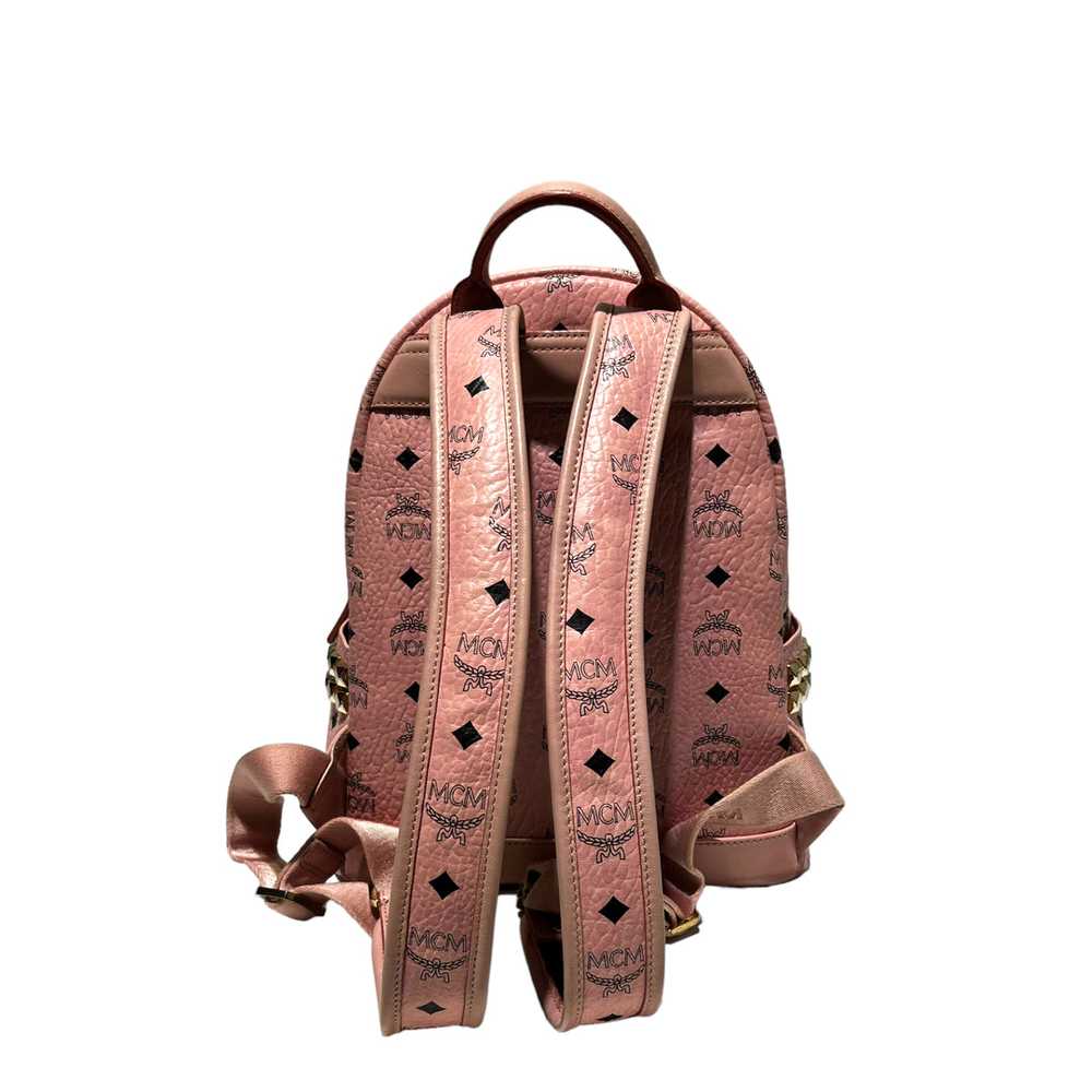 MCM/Backpack/OS/Monogram/Leather/PNK/PInk Studded… - image 2