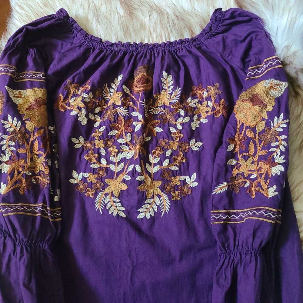 Free People Purple Fleur de Jour Dress size S - image 2