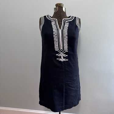 Michael Michael Kors navy linen sheath dress size… - image 1