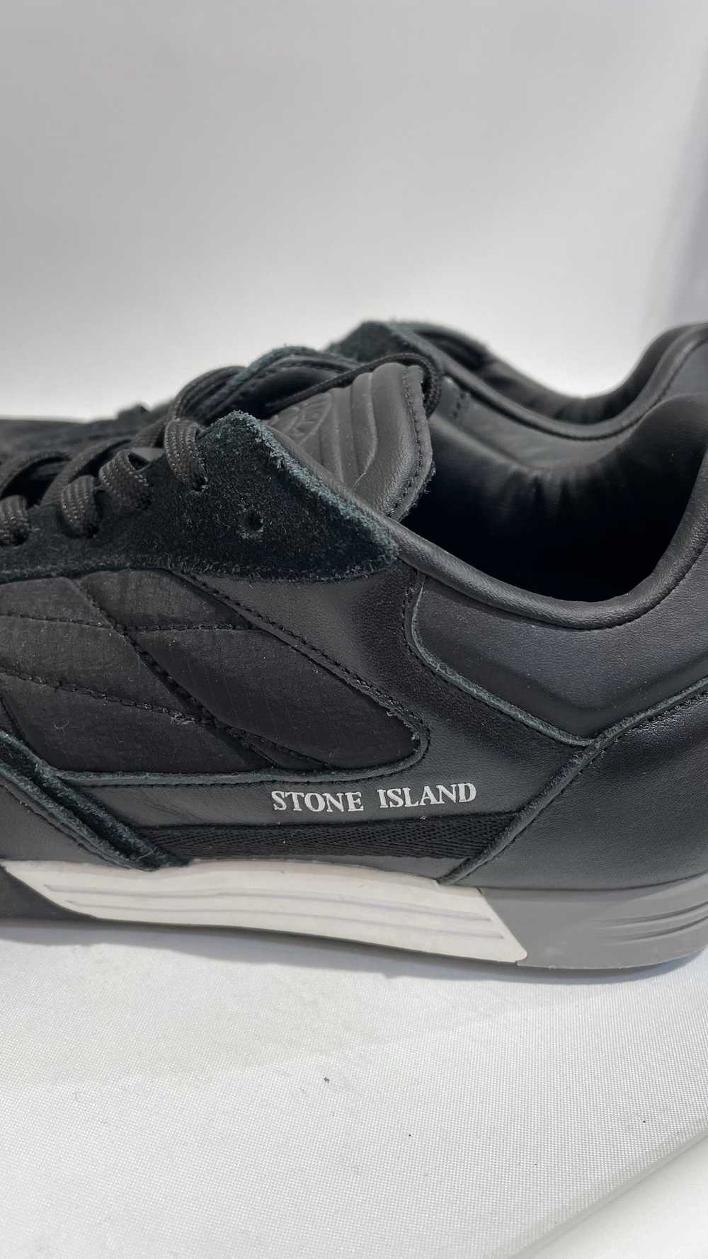 STONE ISLAND/Low-Sneakers/US 7.5/Polyester/BLK/B&… - image 3