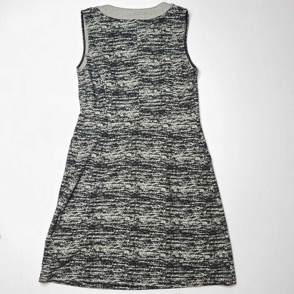 Tabitha 10 Gray Black Midi Zip Dress - image 2