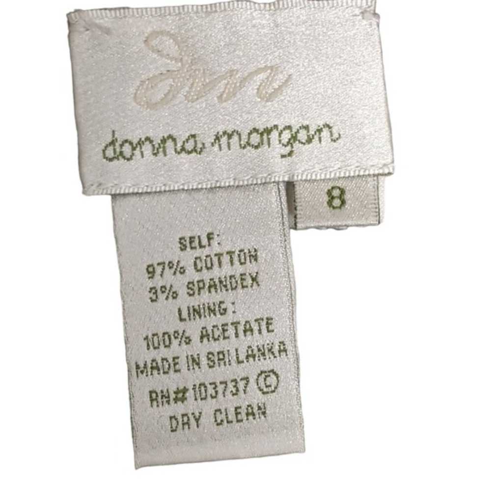 Donna Morgan black white polkadot summer sun dres… - image 4