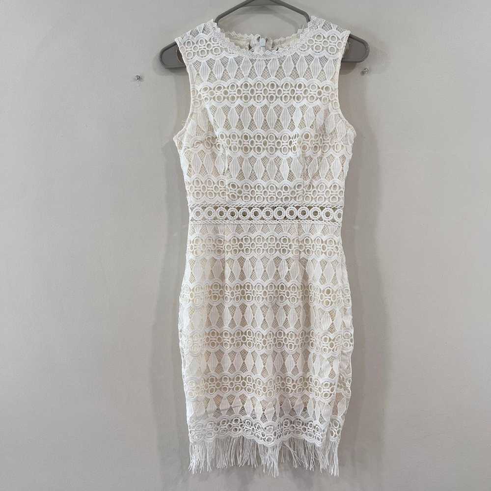 Lulus Kenna White Crochet Lace Sleeveless Bodycon… - image 6