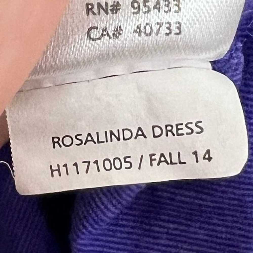 Horny Toad Blue Rosalinda V-Neck Dress Size Medium - image 5