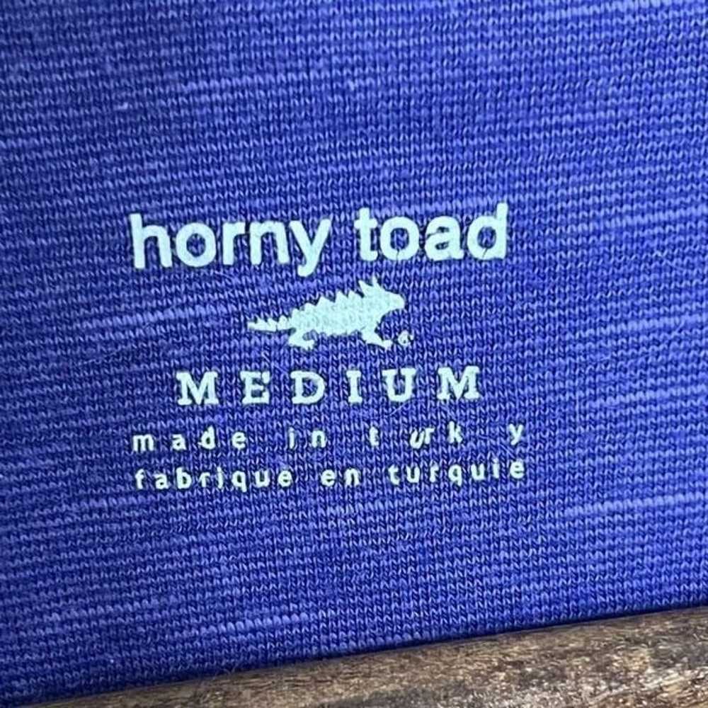 Horny Toad Blue Rosalinda V-Neck Dress Size Medium - image 7