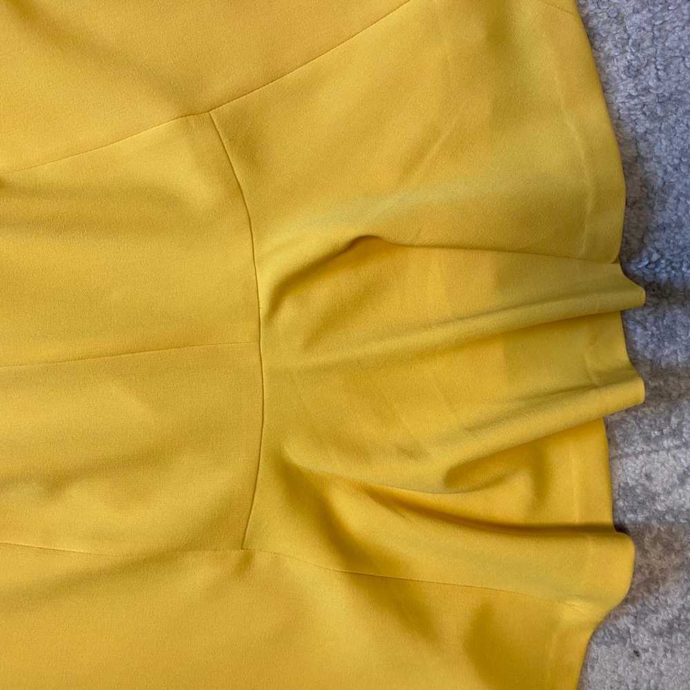 Kasper Size 14 Yellow Pencil Dress - image 3