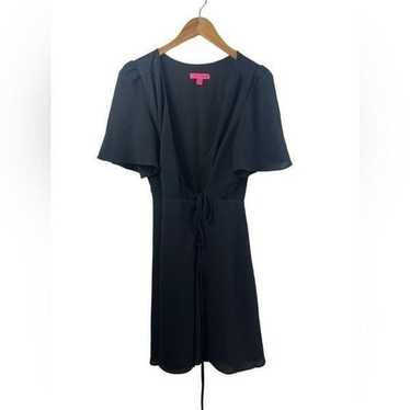 Betsy Johnson Black Midi  Wrap Dress In Women’s D… - image 1