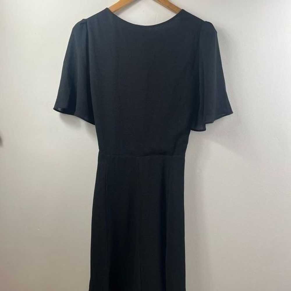 Betsy Johnson Black Midi  Wrap Dress In Women’s D… - image 5