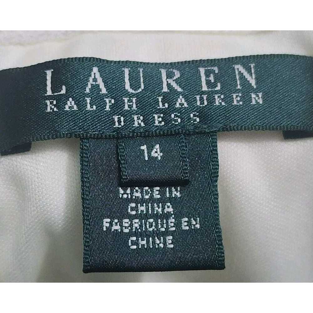 Lauren Ralph Lauren Dress 14 Sleeveless Lacy Uppe… - image 5
