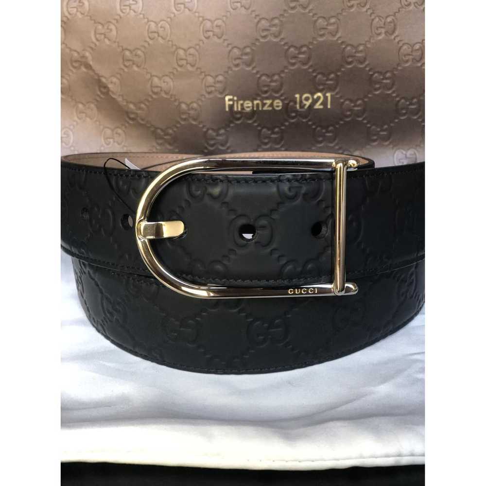 Gucci Leather belt - image 3