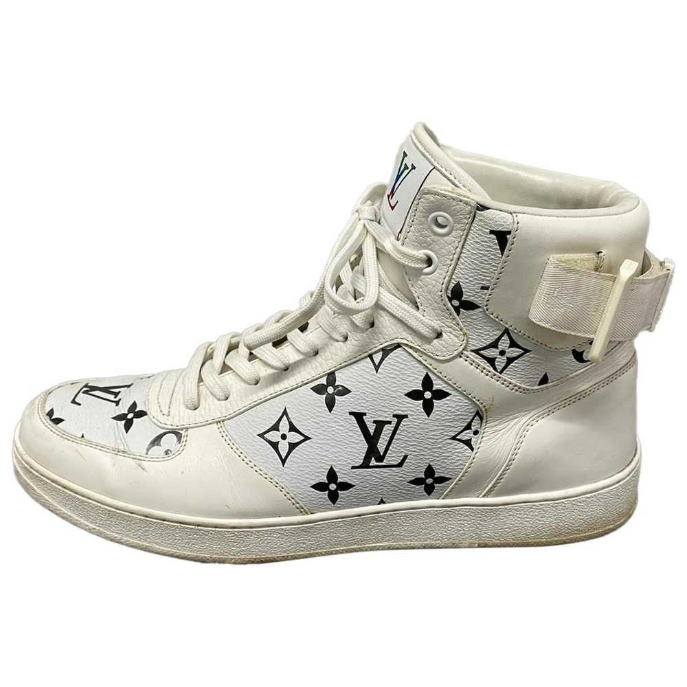 Louis Vuitton Rivoli leather trainers - image 1