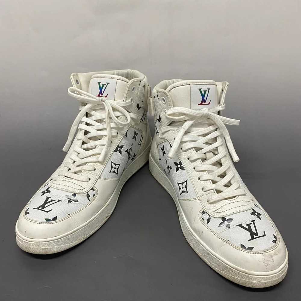 Louis Vuitton Rivoli leather trainers - image 2