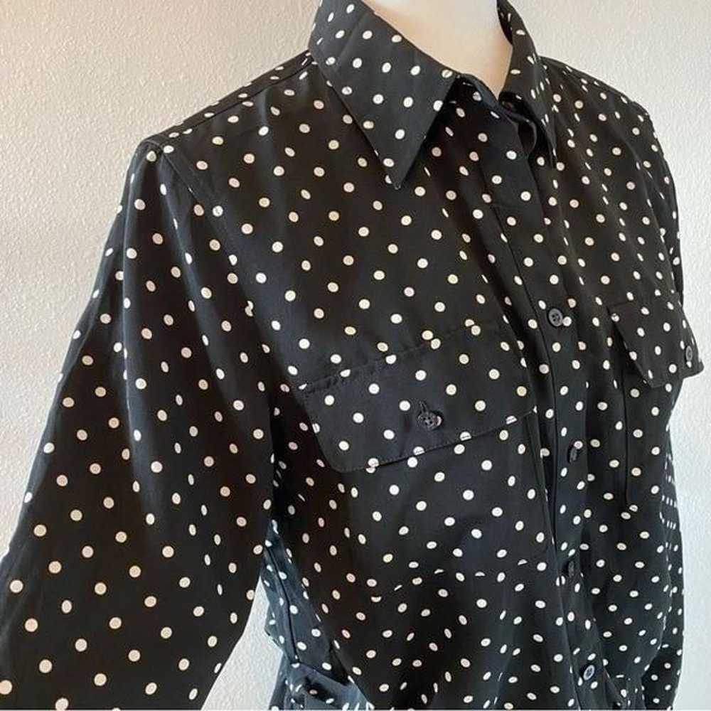 Lauren Ralph Lauren Polka Dot Dress Long Sleeve E… - image 4