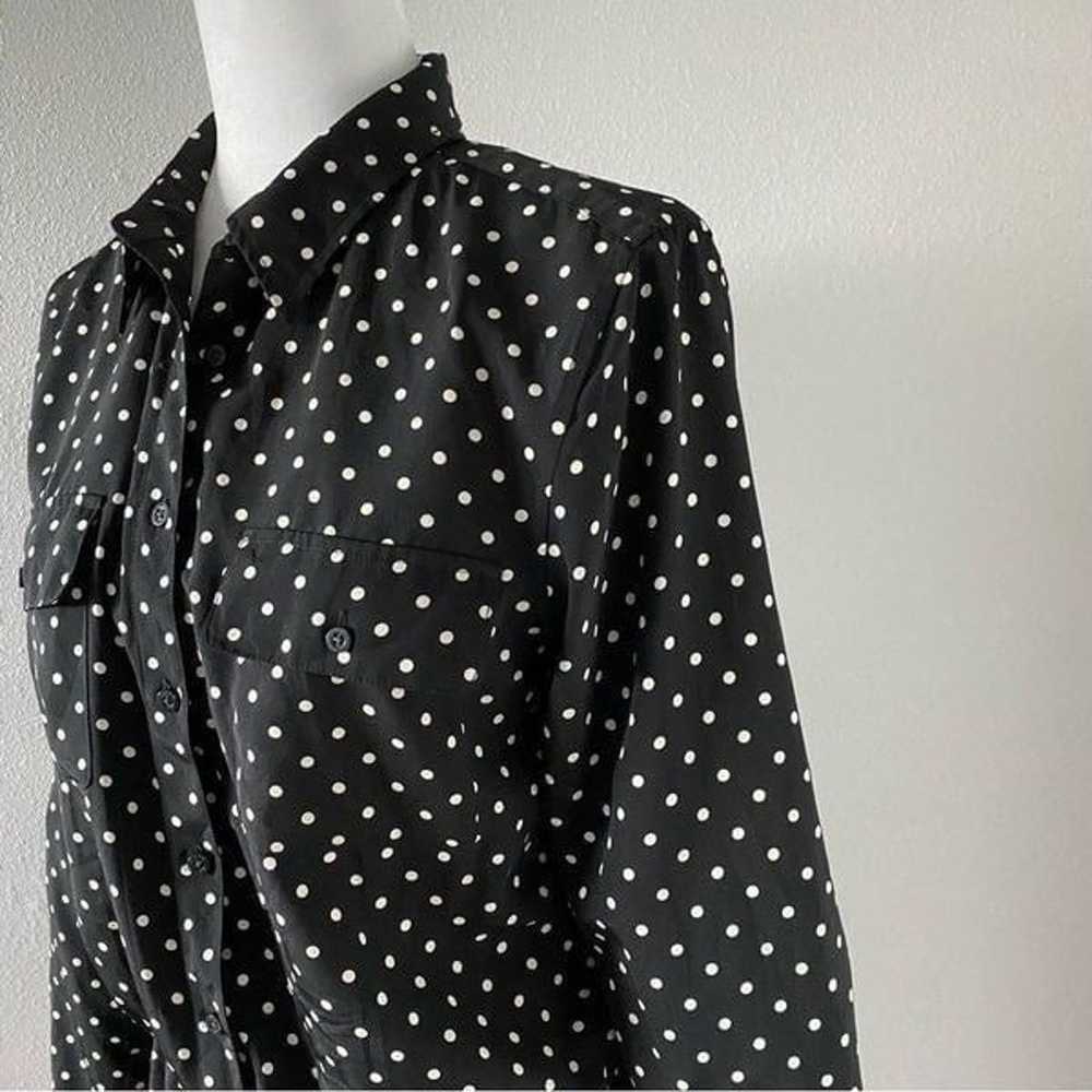 Lauren Ralph Lauren Polka Dot Dress Long Sleeve E… - image 5