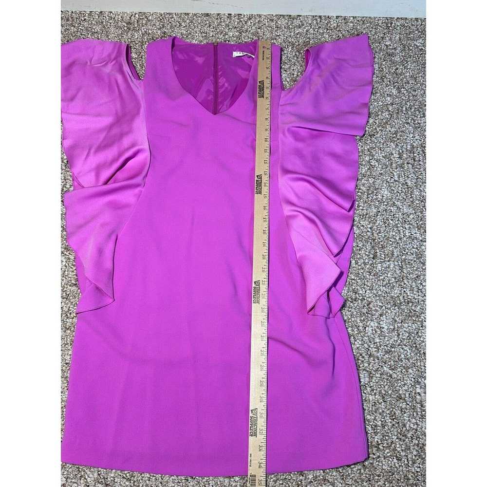 Trina Turk Purple Pink Lambada Ruffled Cold Shoul… - image 7