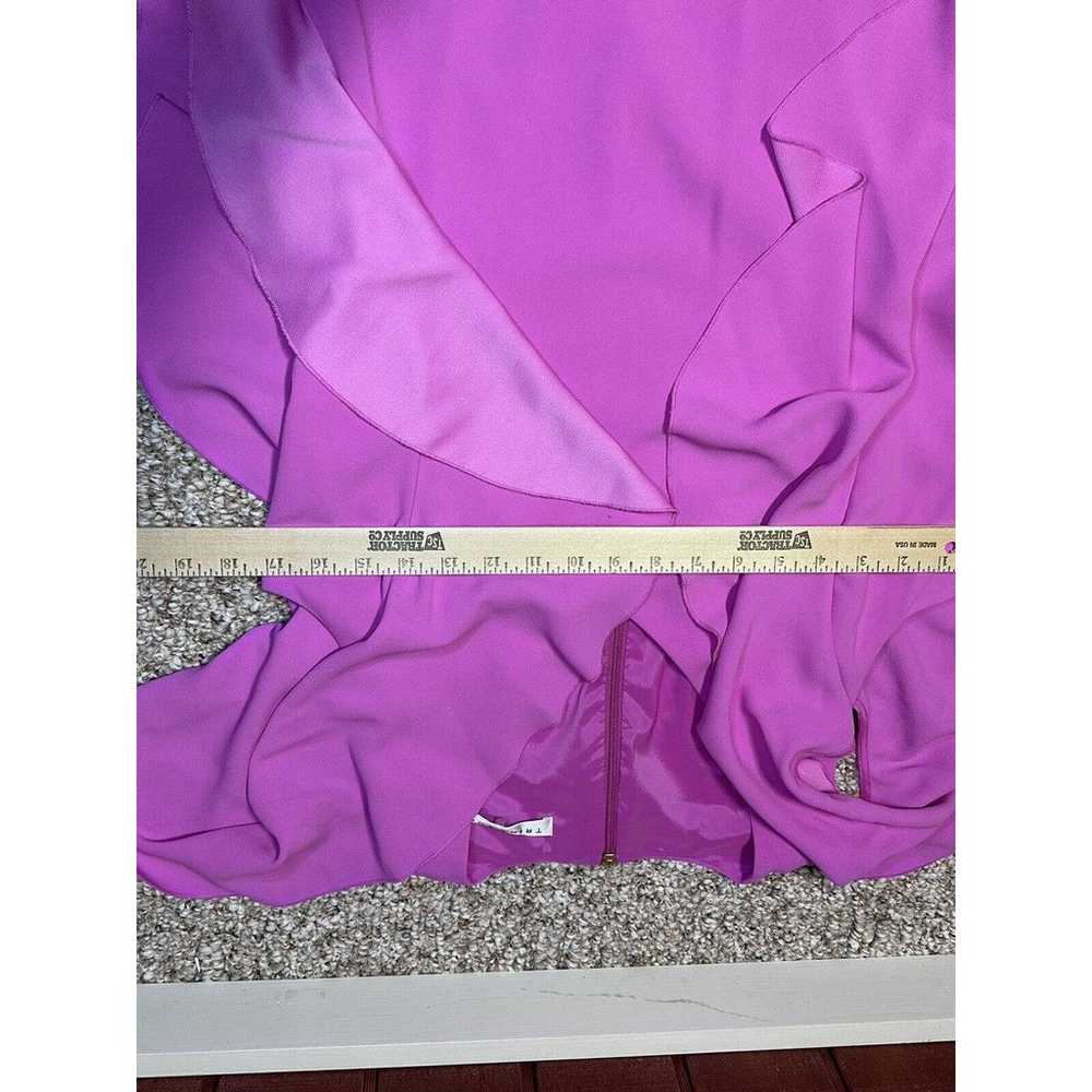 Trina Turk Purple Pink Lambada Ruffled Cold Shoul… - image 8