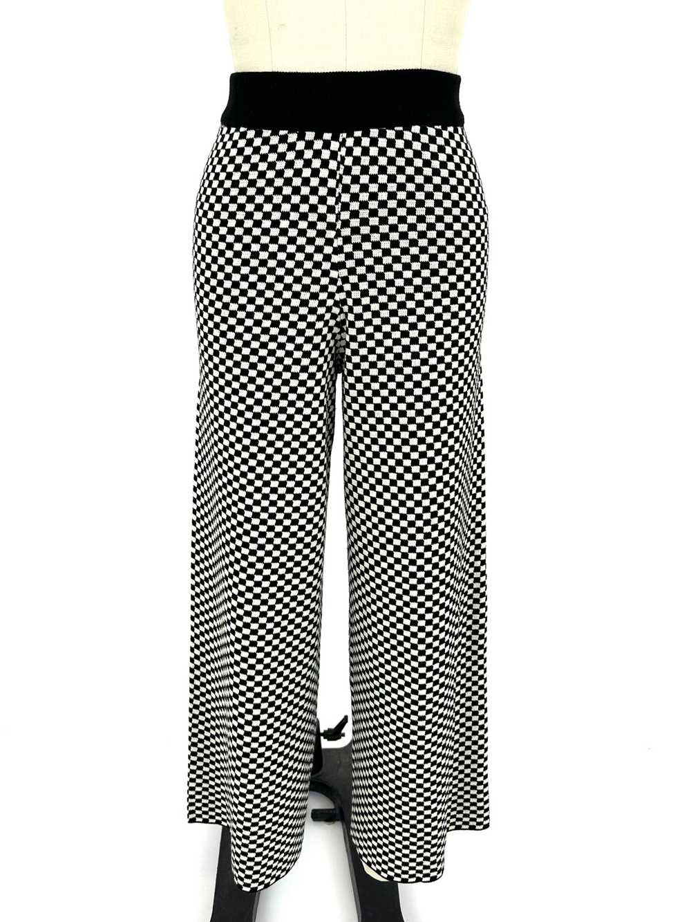 Saint Geraldine Checker Knit Pant Set - image 6