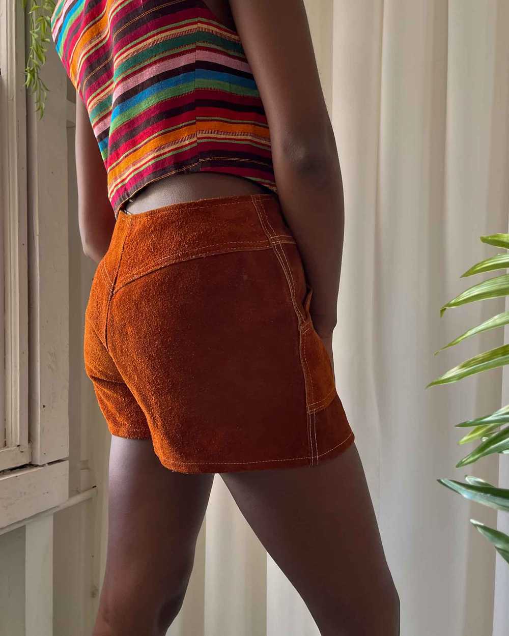 60s Suede Hot Shorts - image 3