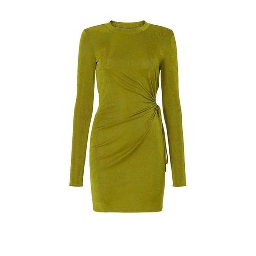Louna Slinky Dress Green Womens Size Small - image 12