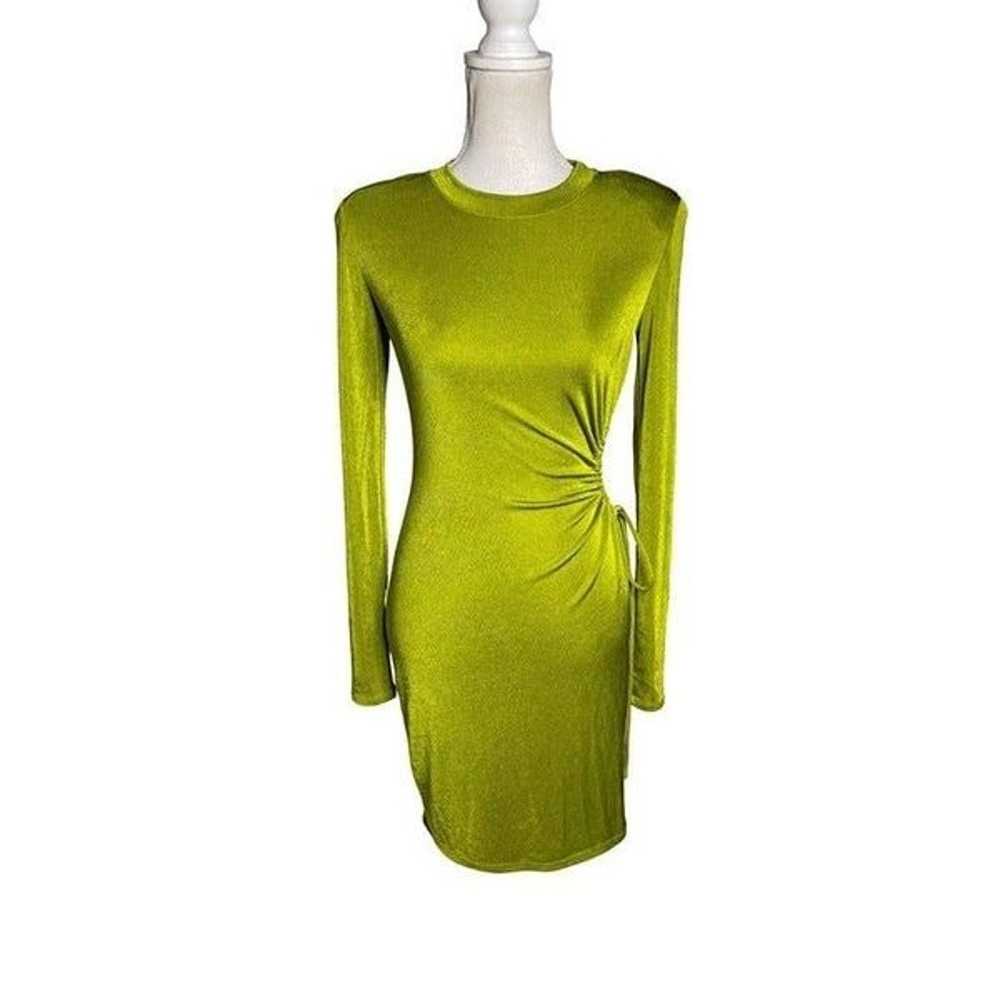 Louna Slinky Dress Green Womens Size Small - image 5