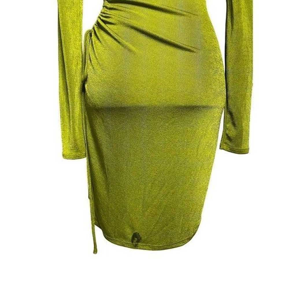 Louna Slinky Dress Green Womens Size Small - image 9