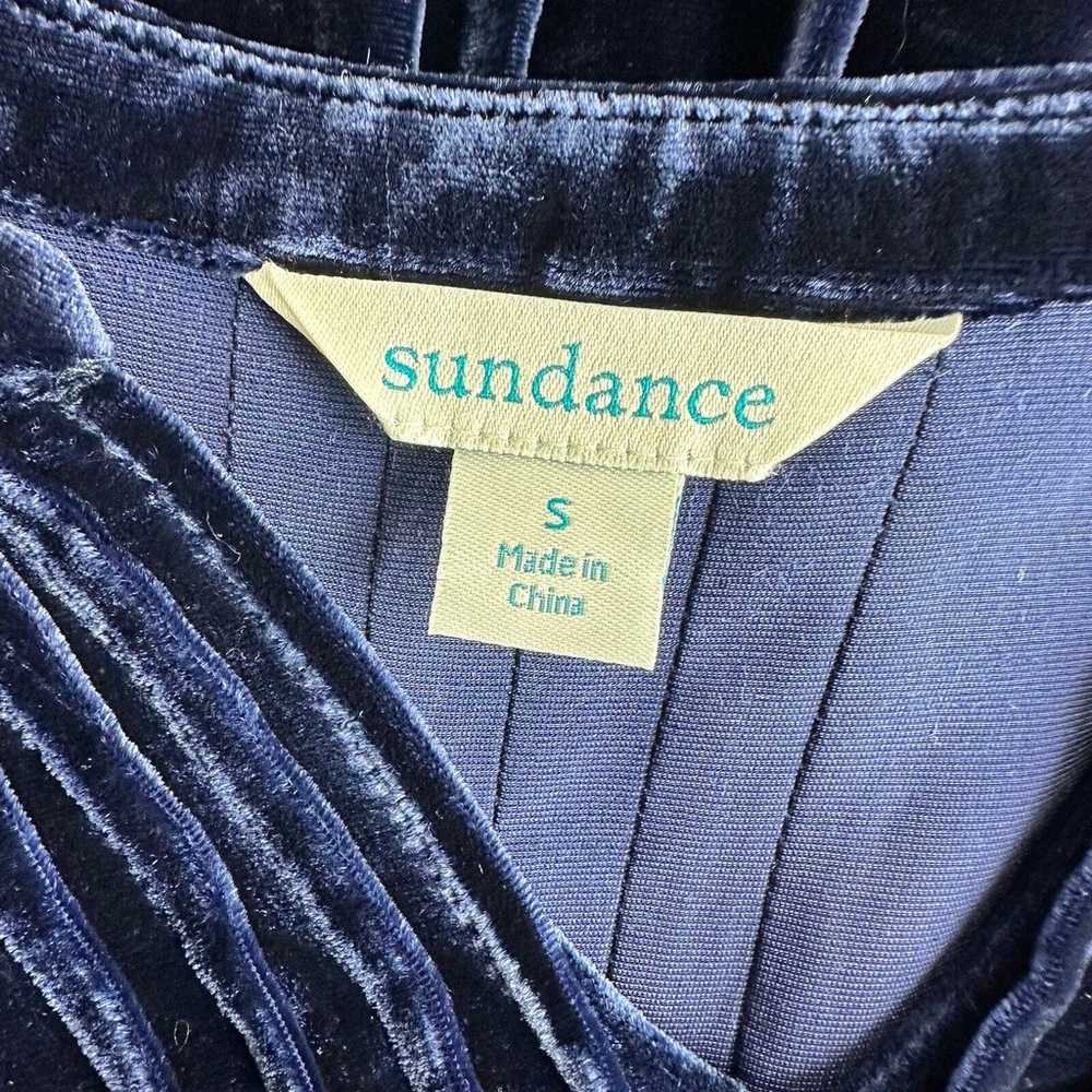 Sundance Catalog Blue Pleated Velvet Enchantment … - image 6