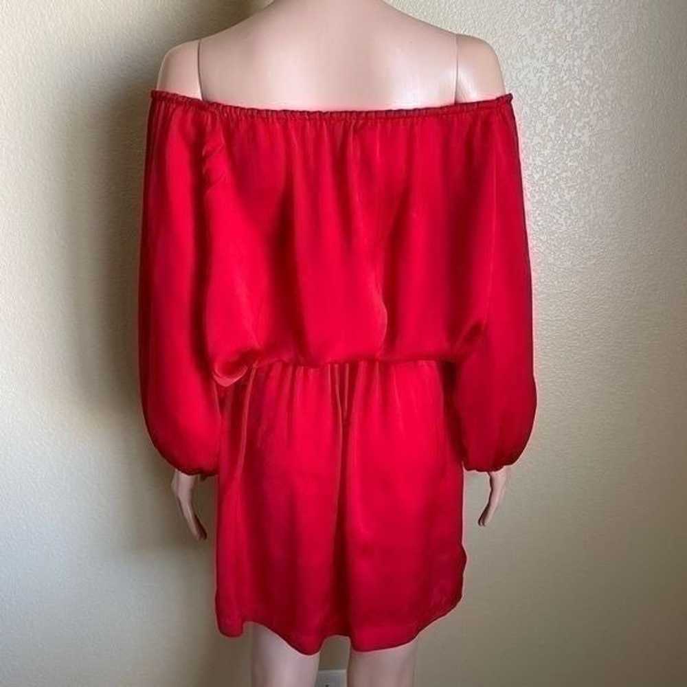 Joie Geranium Dress Gypsy Red Size Small - image 5