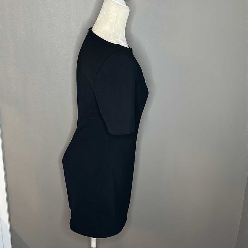 ZARA cut out black mini dress size small - image 6