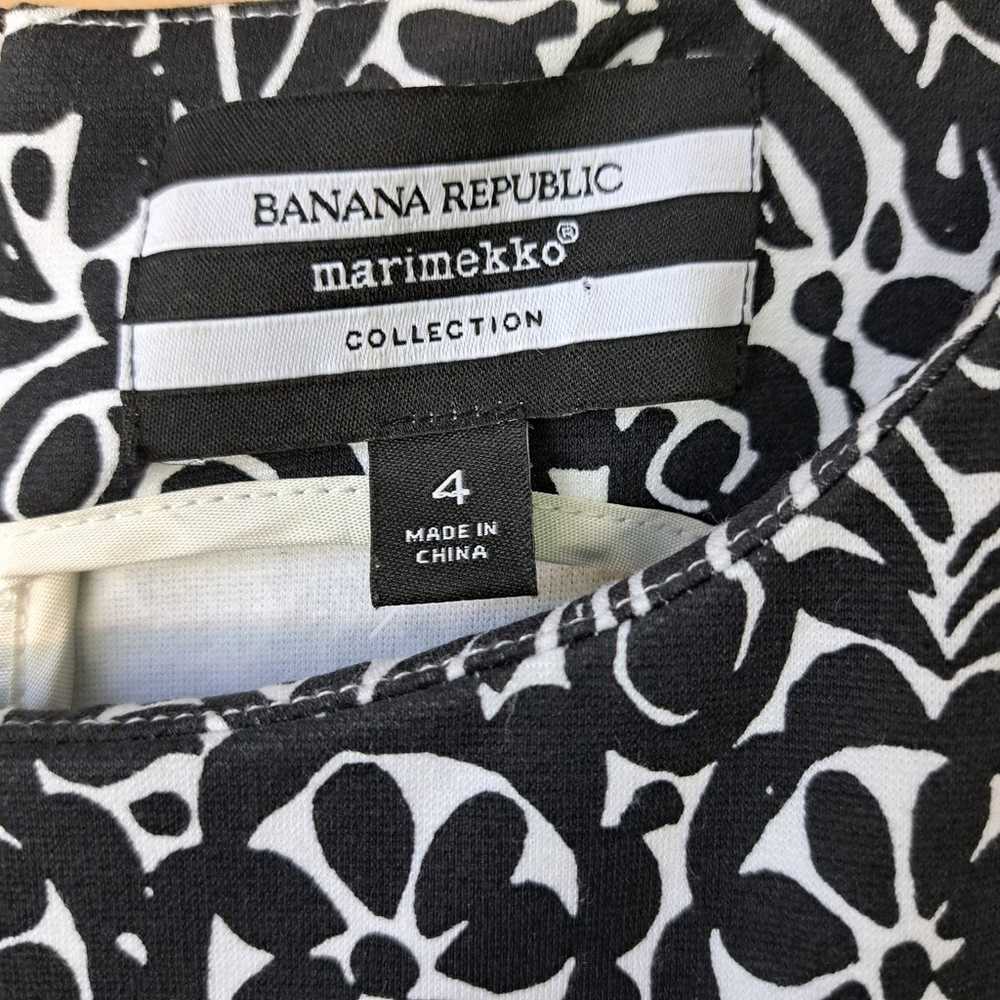 Banana Republic x Marimekko Dress Size 4 Black & … - image 8