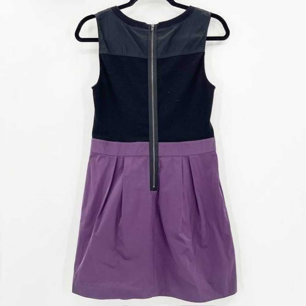 Theory Women's Black Purple Dristi Wool Mini A Li… - image 2