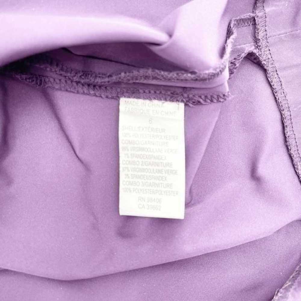 Theory Women's Black Purple Dristi Wool Mini A Li… - image 3