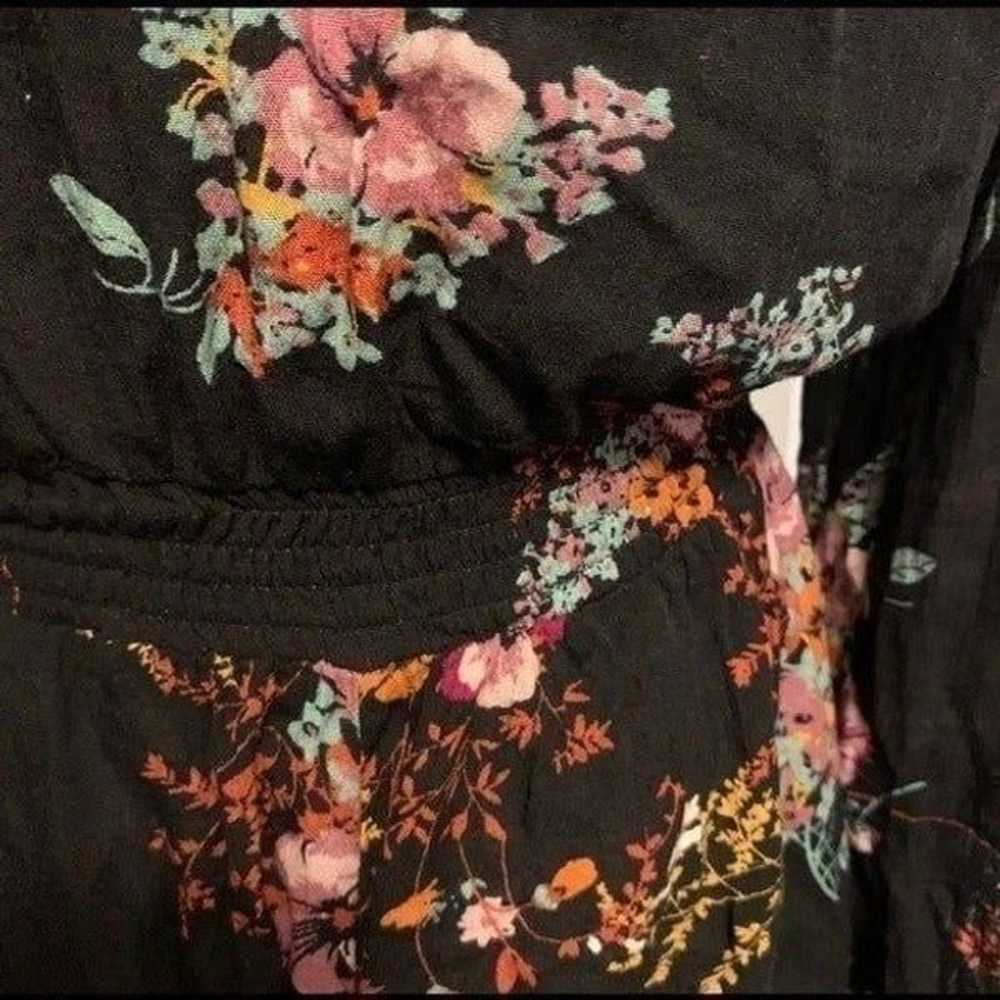 Band of Gypsies Floral Romper Sz L - image 4