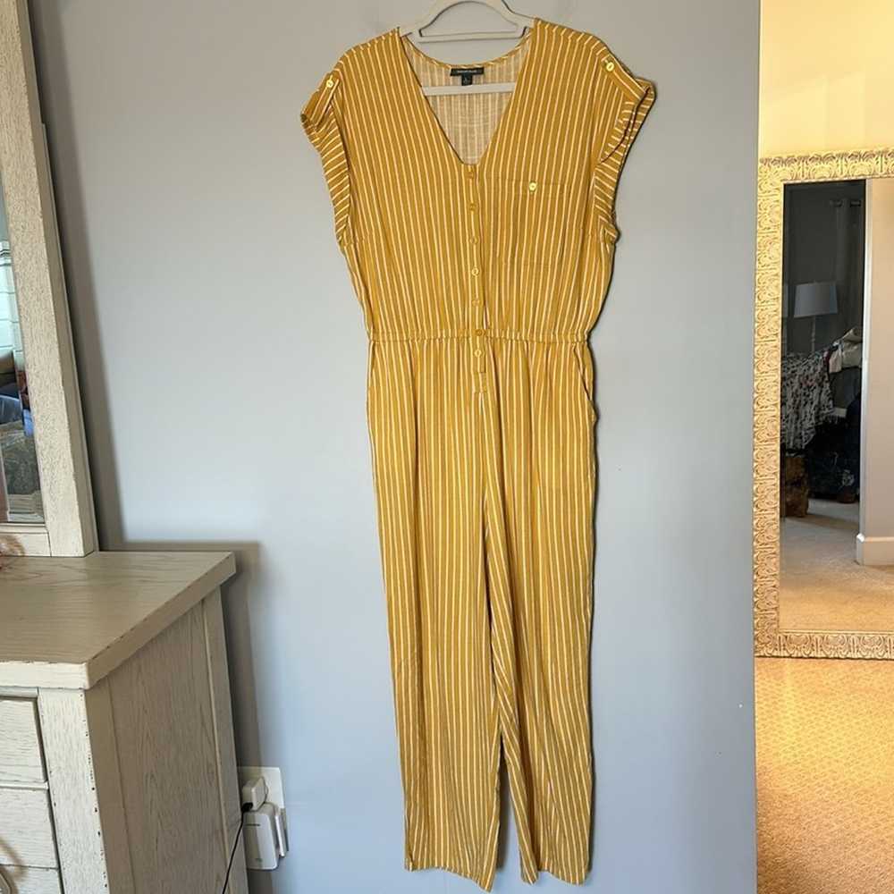 Modcloth Instantly Easygoing Goldenrod Striped Ju… - image 2