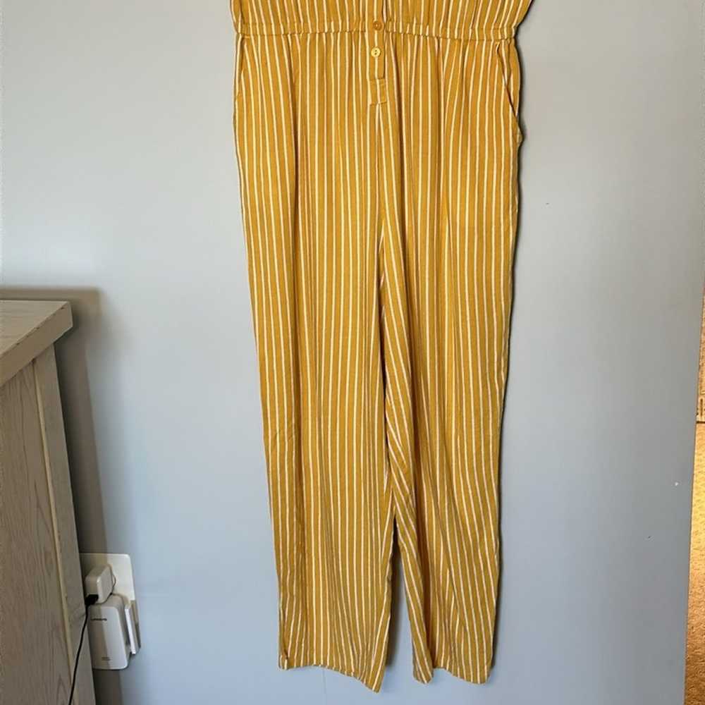 Modcloth Instantly Easygoing Goldenrod Striped Ju… - image 3