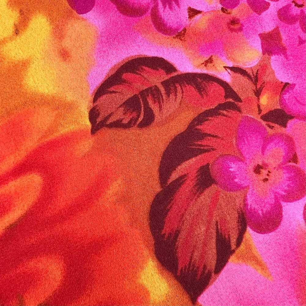 Jessica Howard Tropical Floral Maxi Wrap Dress Pi… - image 3