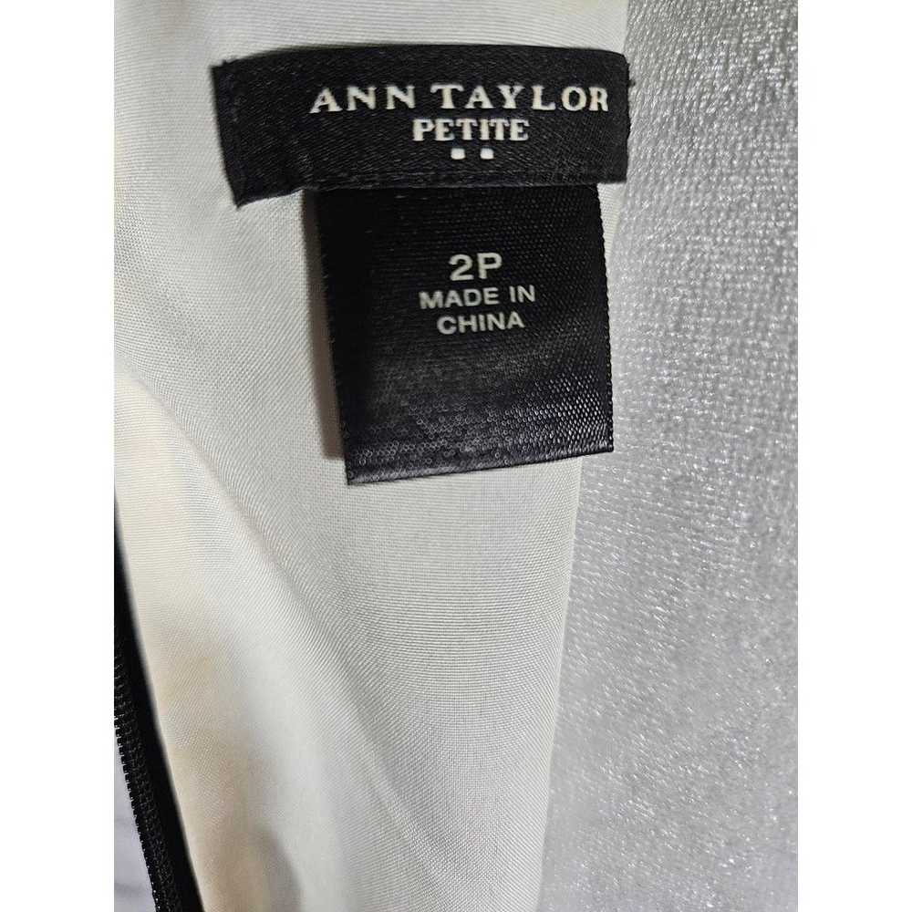 Ann Taylor Women's Laser Cut Dress Cap Sleeve Siz… - image 12