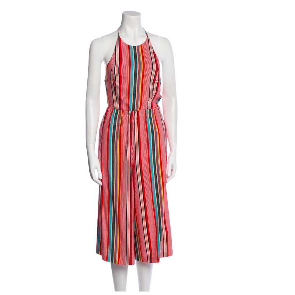 Alice + Olivia Lucie Striped Cropped Wide Leg Hal… - image 8