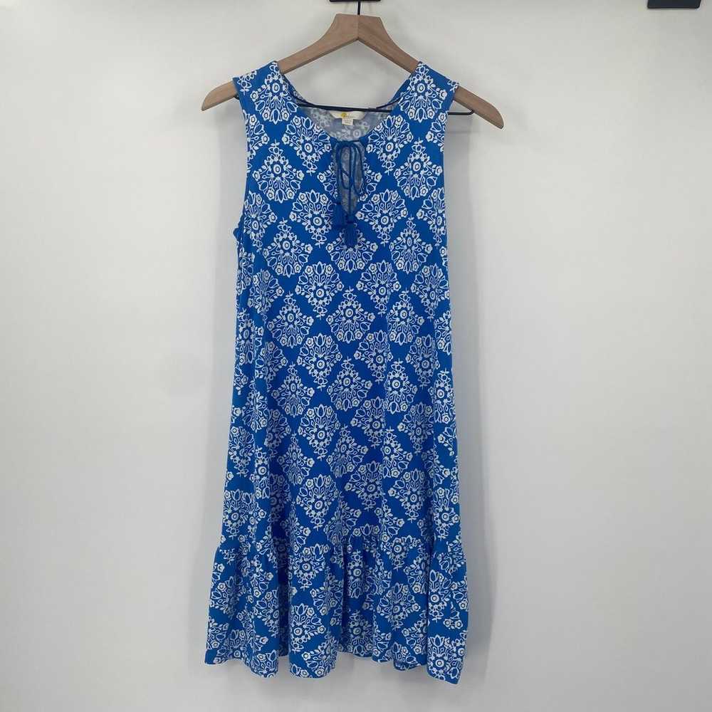Boden Arabella Mini Dress Jersey Knit Tassel Tie … - image 2