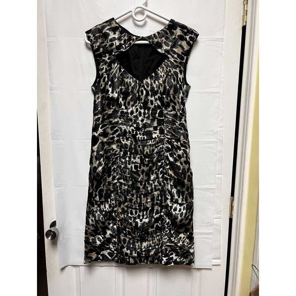 Nanette Lepore Dress Size 8 100% Silk Peek-A-Boo … - image 2