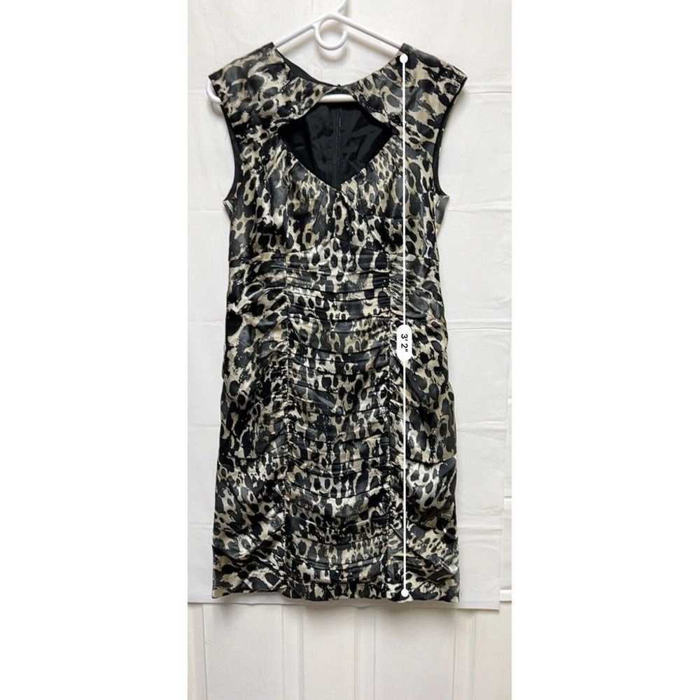 Nanette Lepore Dress Size 8 100% Silk Peek-A-Boo … - image 6