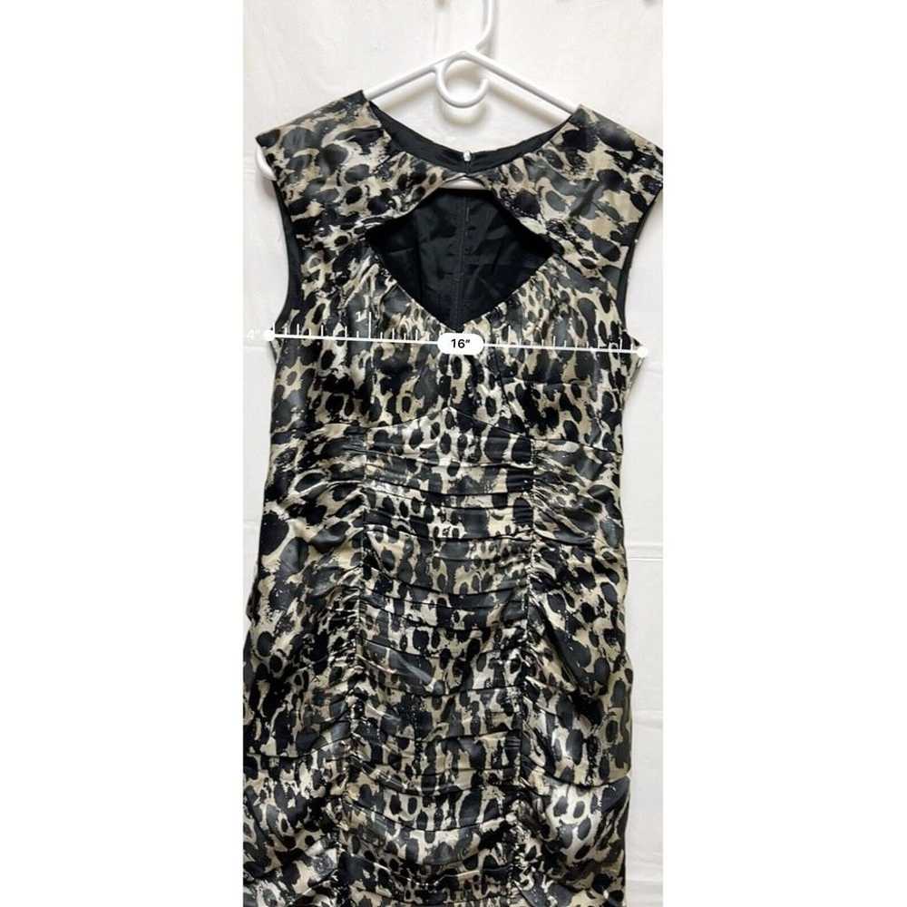 Nanette Lepore Dress Size 8 100% Silk Peek-A-Boo … - image 7