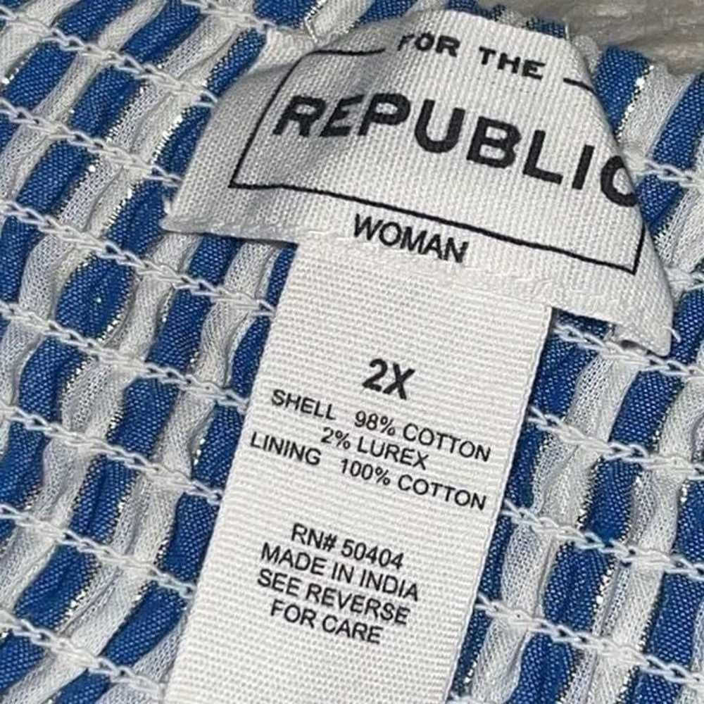 For the Republic Dress Womens Plus Size 2X midi s… - image 9