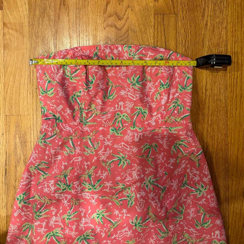 Lilly Pulitzer vintage strapless dress - image 11
