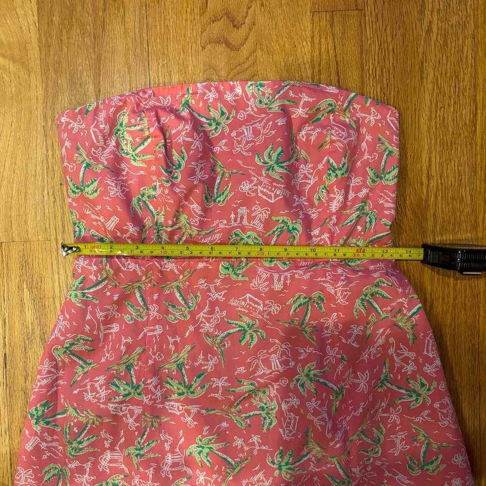 Lilly Pulitzer vintage strapless dress - image 12