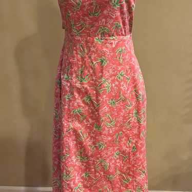 Lilly Pulitzer vintage strapless dress